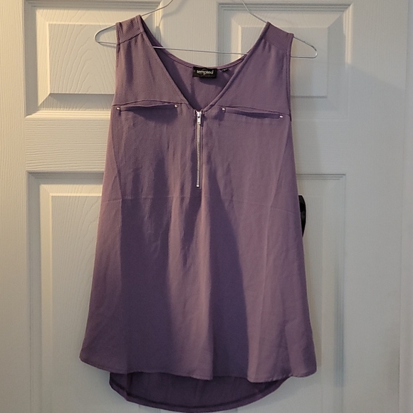 NWT Lavender/Lilac Sleeveless Top, Large